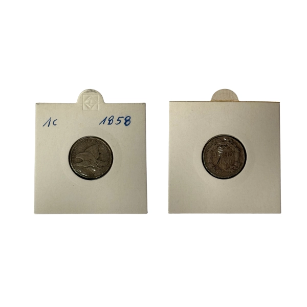 USA 1 cent 1858