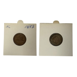 USA 1 cent 1857