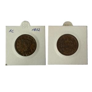 USA 1 cent 1852