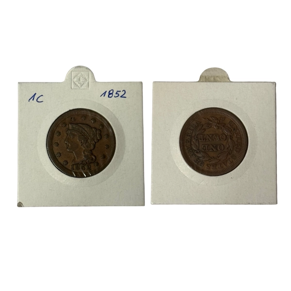 USA 1 cent 1852