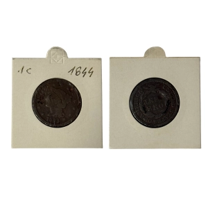 USA 1 cent 1844