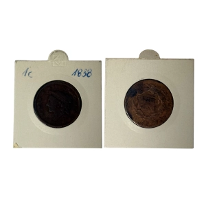 USA 1 cent 1838