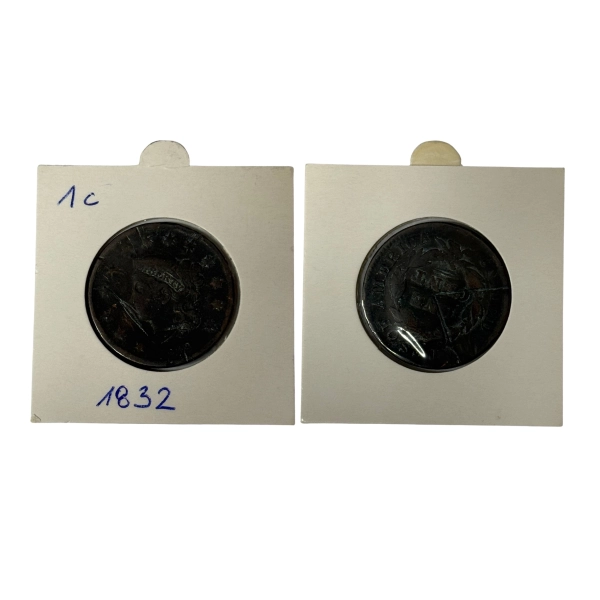 USA 1 cent 1832