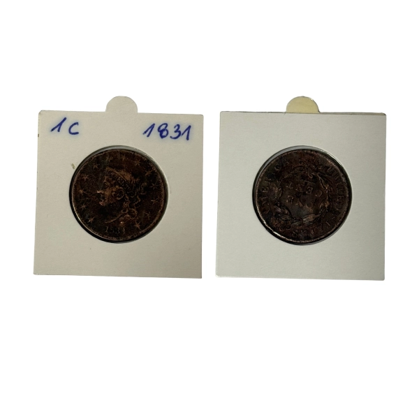 USA 1 cent 1831