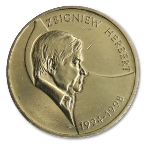 2 złote 2008 NG Zbigniew Herbert monety kolekcjonerskie Nordic Gold 25 szt