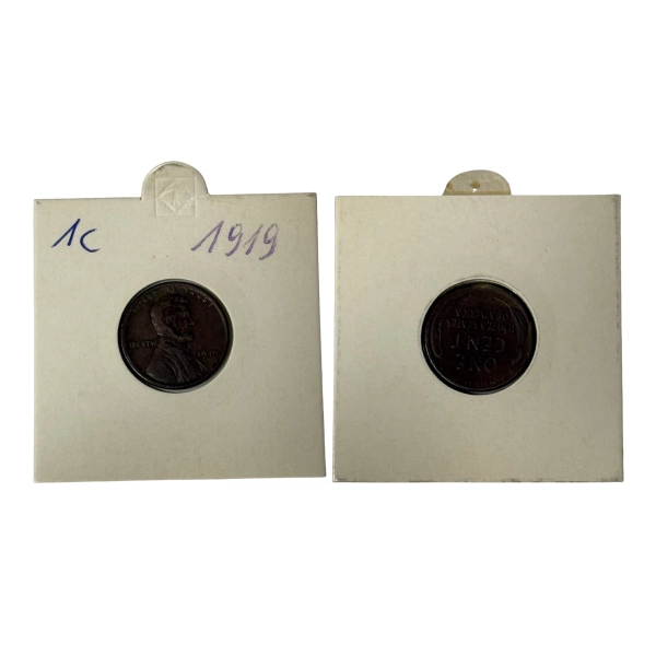 USA 1 cent 1919 P