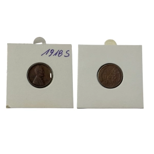 USA 1 cent 1918 S
