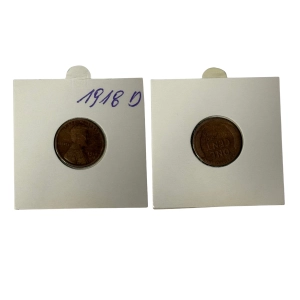 USA 1 cent 1918 D