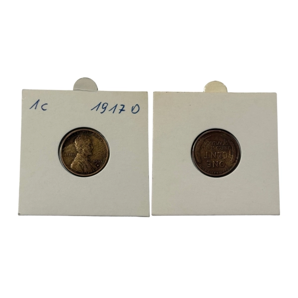 USA 1 cent 1917 D