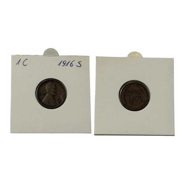 USA 1 cent 1916 S