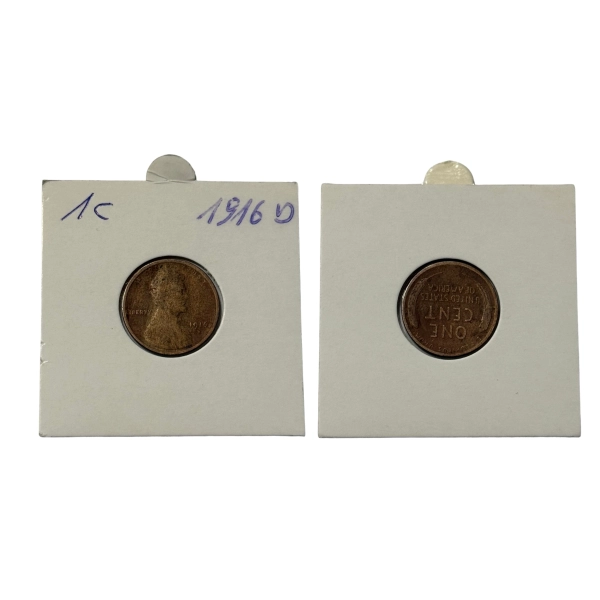 USA 1 cent 1916 D