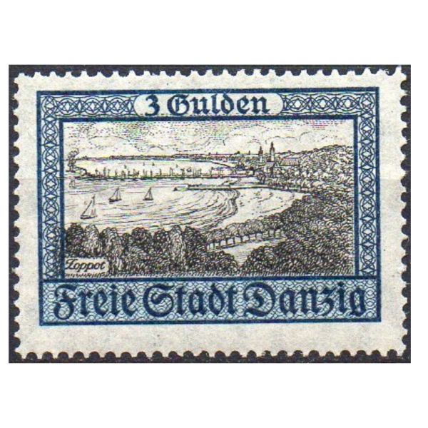 WMG 1924 Fi. 203 ** Widoki Gdańska znaczek pocztowy