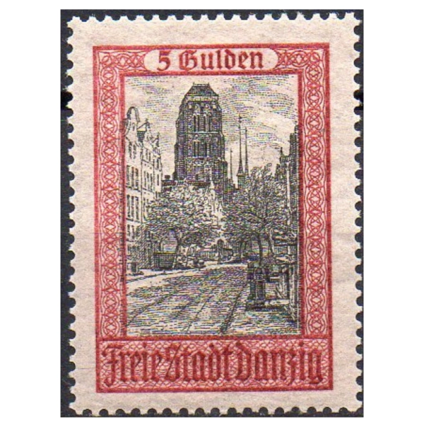 WMG 1924 Fi. 204 ** Widoki Gdańska znaczek pocztowy