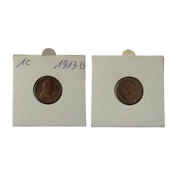 USA 1 cent 1913D