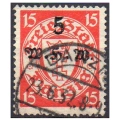 WMG 1934 Fi. 233 kasowany Wydanie z dopłatą na Pomoc Zimową znaczek pocztowy 15+5 Pf