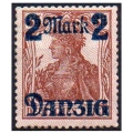 WMG 1920 Fi. 28 III ** Wydanie prowizoryczne znaczek 2Mk