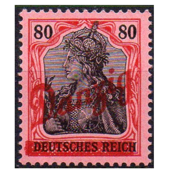 WMG 1920 Fi. 40 ** Mały Innendienst znaczek z gwarancją