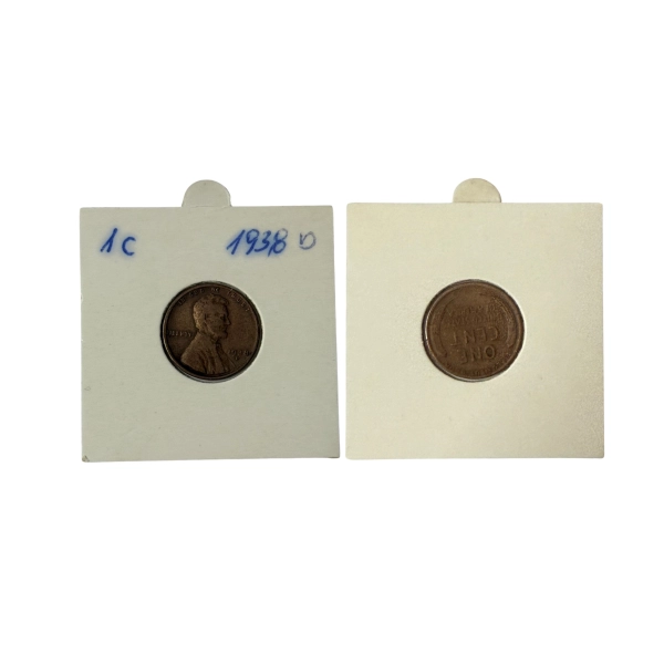 USA 1 cent 1938 D