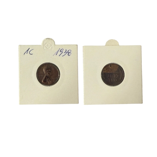 USA 1 cent 1938 P