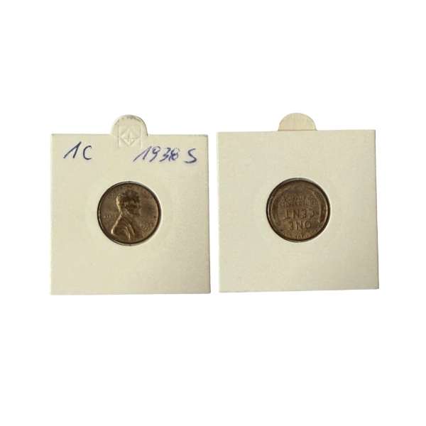 USA 1 cent 1938 S