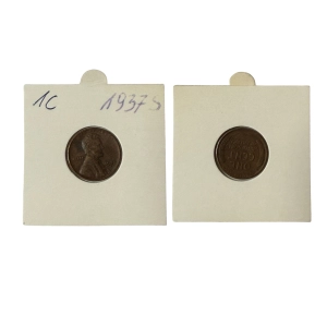 USA 1 cent 1937 D