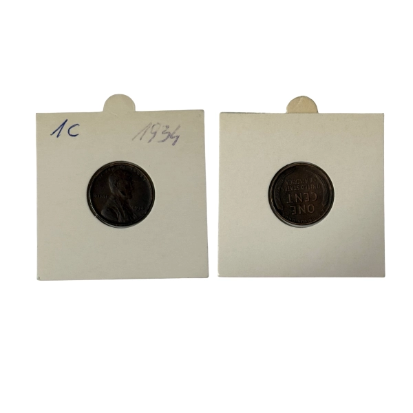 USA 1 cent 1934 P
