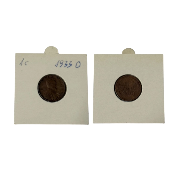 USA 1 cent 1933 D