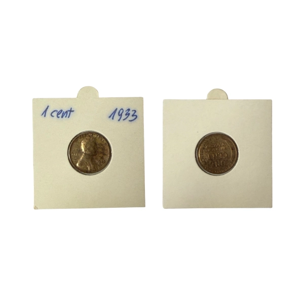 USA 1 cent 1933 P