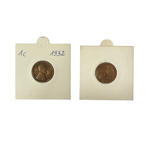USA 1 cent 1932 P