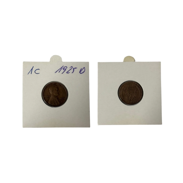 USA 1 cent 1925  D