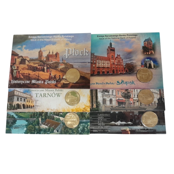 2 złote 2007 NG zestaw 18 monet kolekcjonerskich w blistrach Nordic Gold