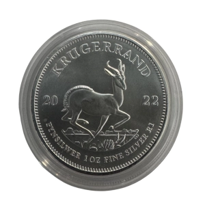 1 oz Krugerrand srebrna moneta Losowy uszkodzona