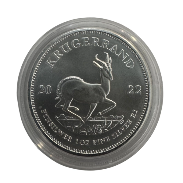 1 oz Krugerrand srebrna moneta Losowy uszkodzona