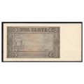 Banknot 2 złote 1948 UNC seria BR 5604170 stan 1/-1