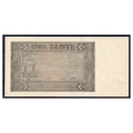 Banknot 2 złote 1948 UNC seria BR 5604184 stan 1/-1