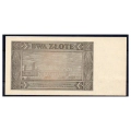Banknot 2 złote 1948 UNC seria BR 5604169 stan 1/-1