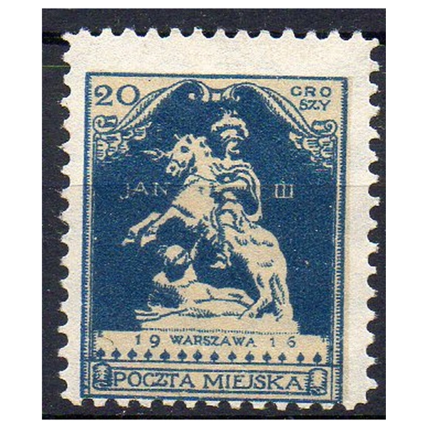 Warszawa 1916 Fi. IVa * Seria pomnikowa 20 groszy
