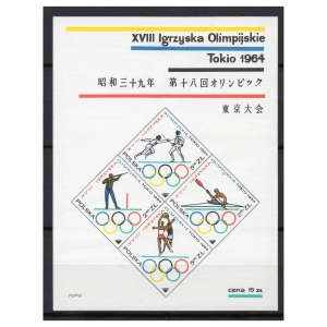 1964 Fi. blok 43 ** Olimpiada w Tokio