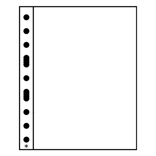 Karta strona A4 Grande 1C na dyplomy 216x306 mm przeźroczyta Leuchtturm 1 sztuka