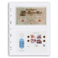 Karta strona A4 Grande 2C na banknoty 216x150 mm przezroczysta Leuchtturm 1 sztuka