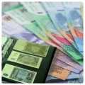 Karta strona A4 Grande 3C na banknoty 216x98 mm przezroczysta Leuchtturm 1 sztuka