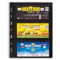 Karta strona A4 Grande 3S na banknoty 216x98 mm czarna Leuchtturm 1 sztuka