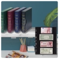 Karta strona A4 Grande 4S na banknoty 216x72 mm czarna Leuchtturm 1 sztuka