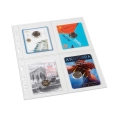 Karta strona A4 Grande 2CT na pocztówki 106x150 mm przezroczysta Leuchtturm 1 sztuka