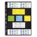 Karta strona A4 Grande 5S na znaczki 216x56 mm czarna Leuchtturm 1 sztuka