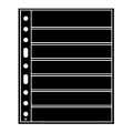 Karta strona A4 Grande 7S na znaczki  216x38 mm czarna Leuchtturm 1 sztuka