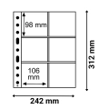 Karta strona A4 Grande 3/2C na podkładki do piwa 106x98 mm Leuchtturm 1 sztuka