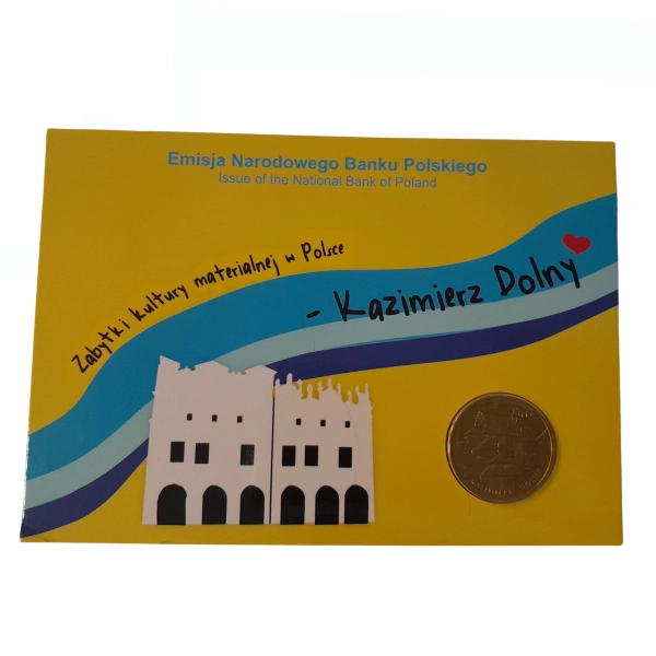 2 złote 2008 NG  kolekcjonerskie  Kazimierz Dolny w blistrze Nordic Gold