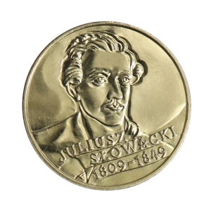 2 zł NG 1999 - Juliusz Słowacki w kapslu ochronnym