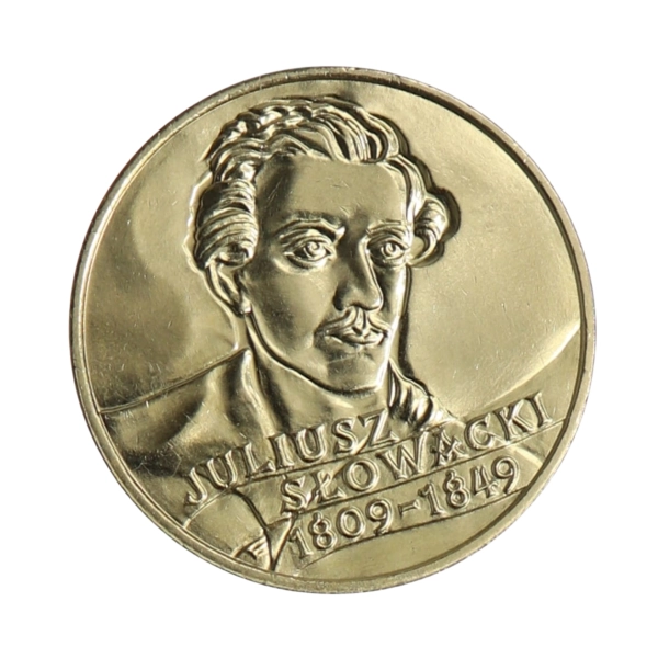 2 zł NG 1999 - Juliusz Słowacki w kapslu ochronnym